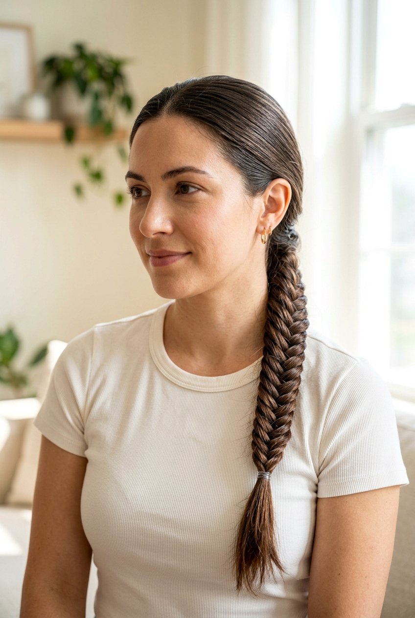 Fishtail Braid For Oily Hair - 20 greasy hair day hairstyles - 20 greasy hair day hairstyles