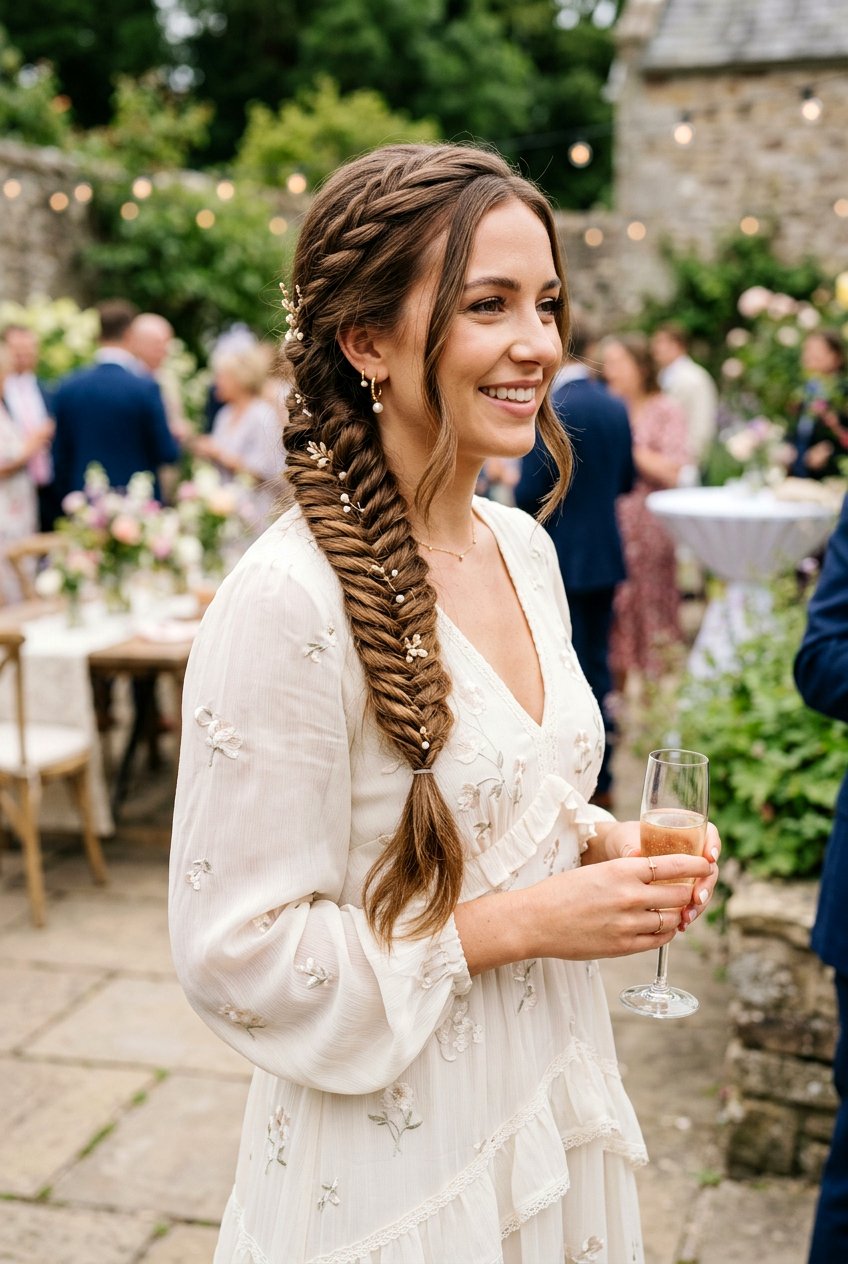 Fishtail Braid For Party - 20 party hairstyles for long hair - 20 party hairstyles for long hair