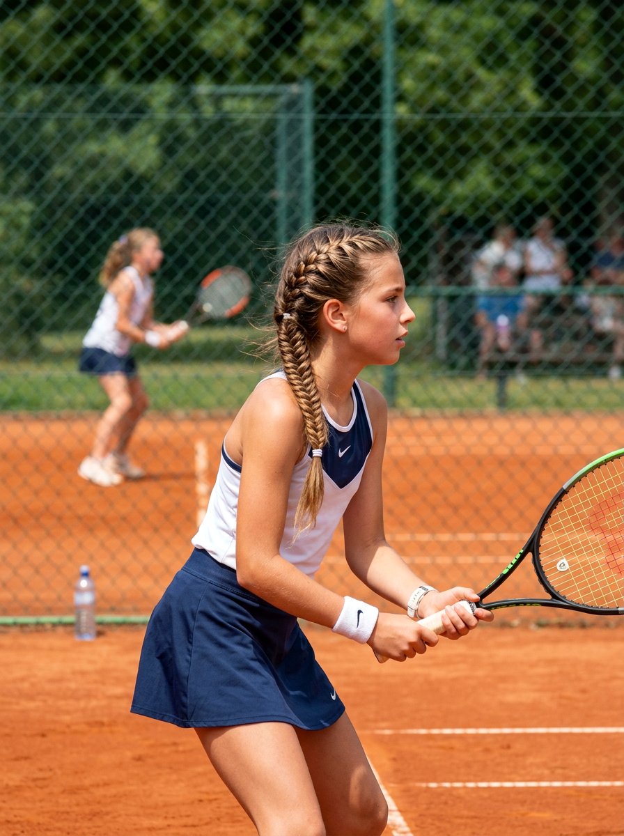 Fishtail Braid For Tennis - 20 tennis hairstyles for girls - 20 tennis hairstyles for girls