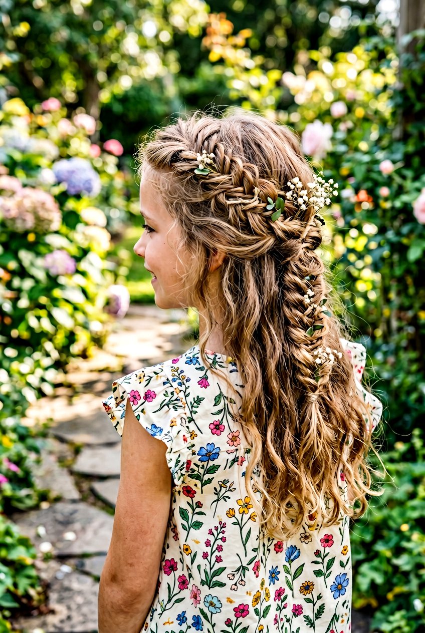 Fishtail Braid Half Up For School - 20 braided half up hairstyle for school - 20 braided half up hairstyle for school