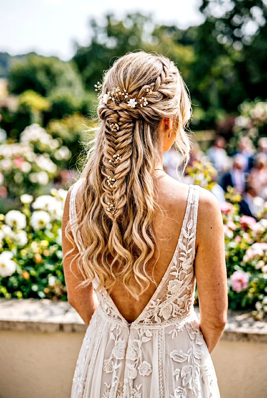 20 Gorgeous Bridal Hairstyle With Romantic Braid To Try