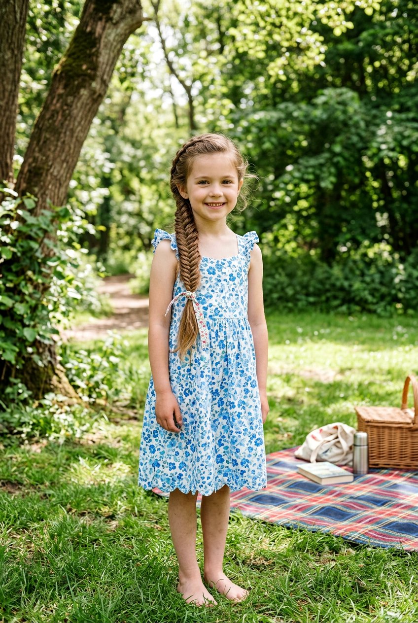 Fishtail Braid Picnic Hairstyle - 20 picnic hairstyles for girls - 20 picnic hairstyles for girls