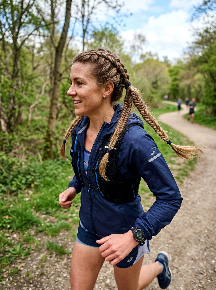 Fishtail Braid Pigtails for Running - 20 running hairstyle with braided pigtails - 20 running hairstyle with braided pigtails