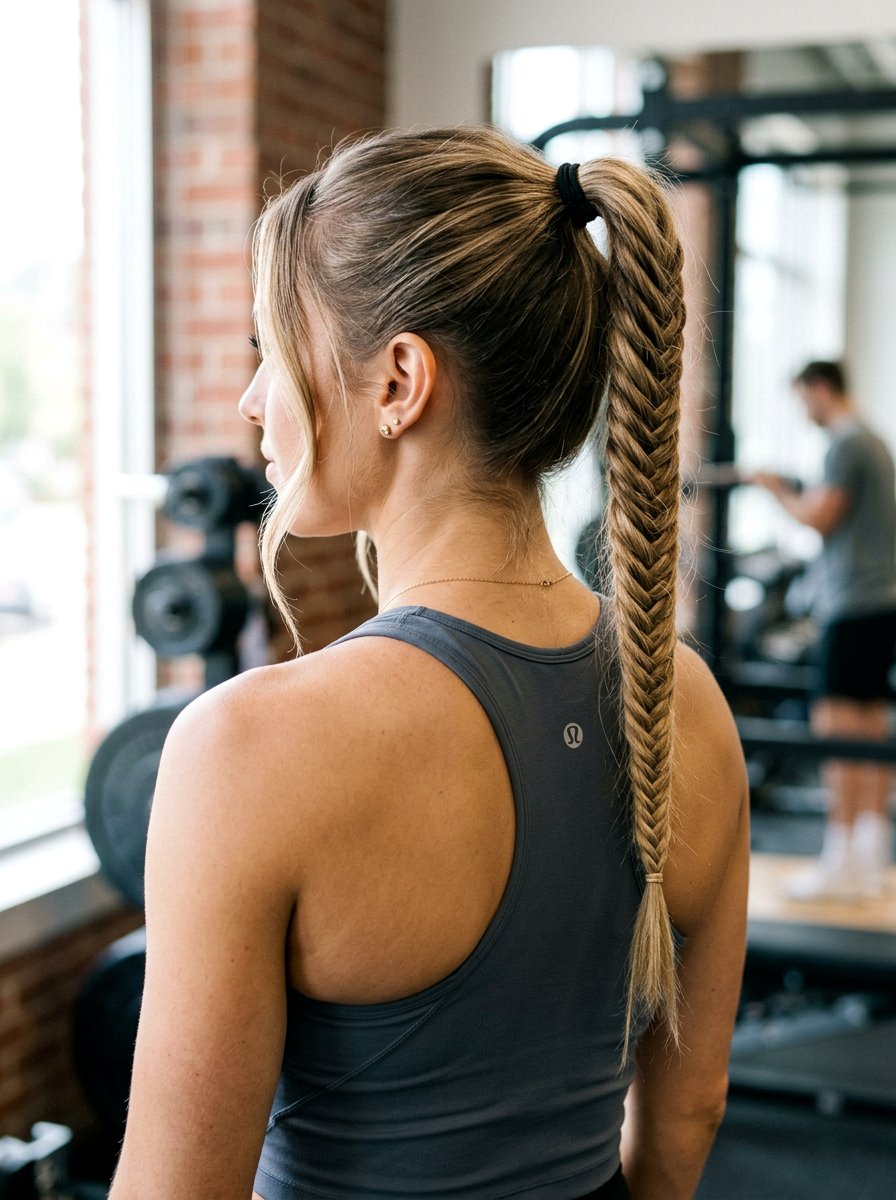 Fishtail Braid Ponytail - 20 humidity proof braid hairstyle - 20 humidity proof braid hairstyle