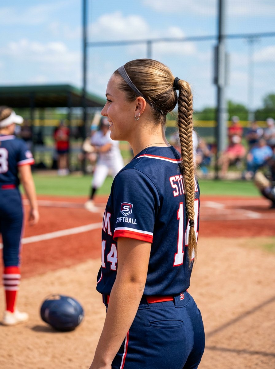 Fishtail Braid Ponytail For Softball - 20 softball braid ponytail - 20 softball braid ponytail