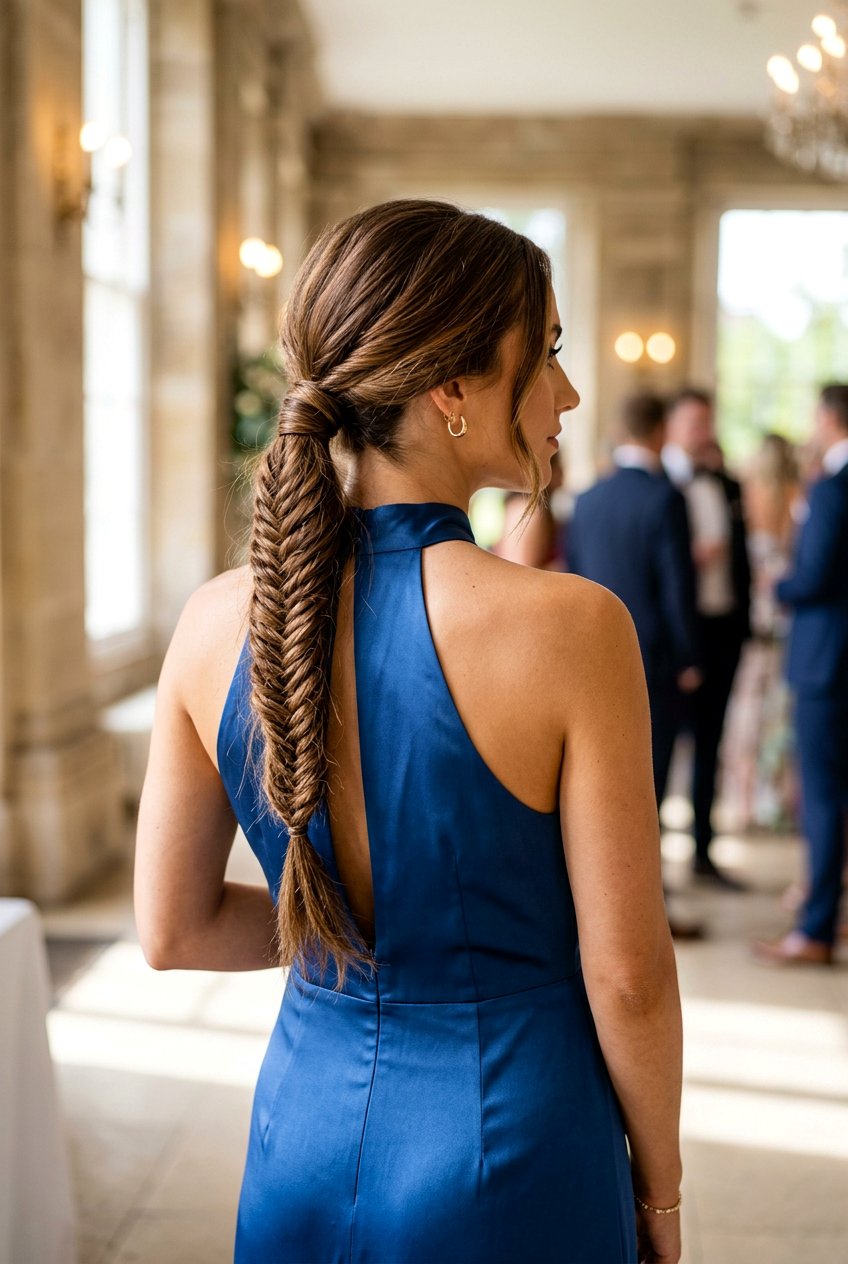 Fishtail Braid Ponytail for Prom - 20 prom ponytail hairstyles - 20 prom ponytail hairstyles