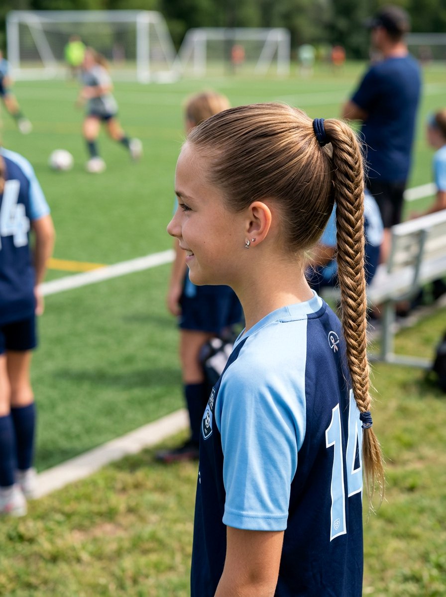 20 Must-Try Soccer Braid Ponytail Hairstyles for Game Day