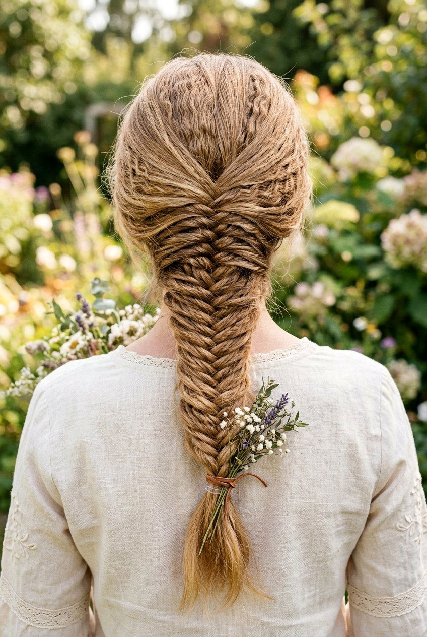 Fishtail Braid Texture - 20 overnight braid curls for medium hair - 20 overnight braid curls for medium hair