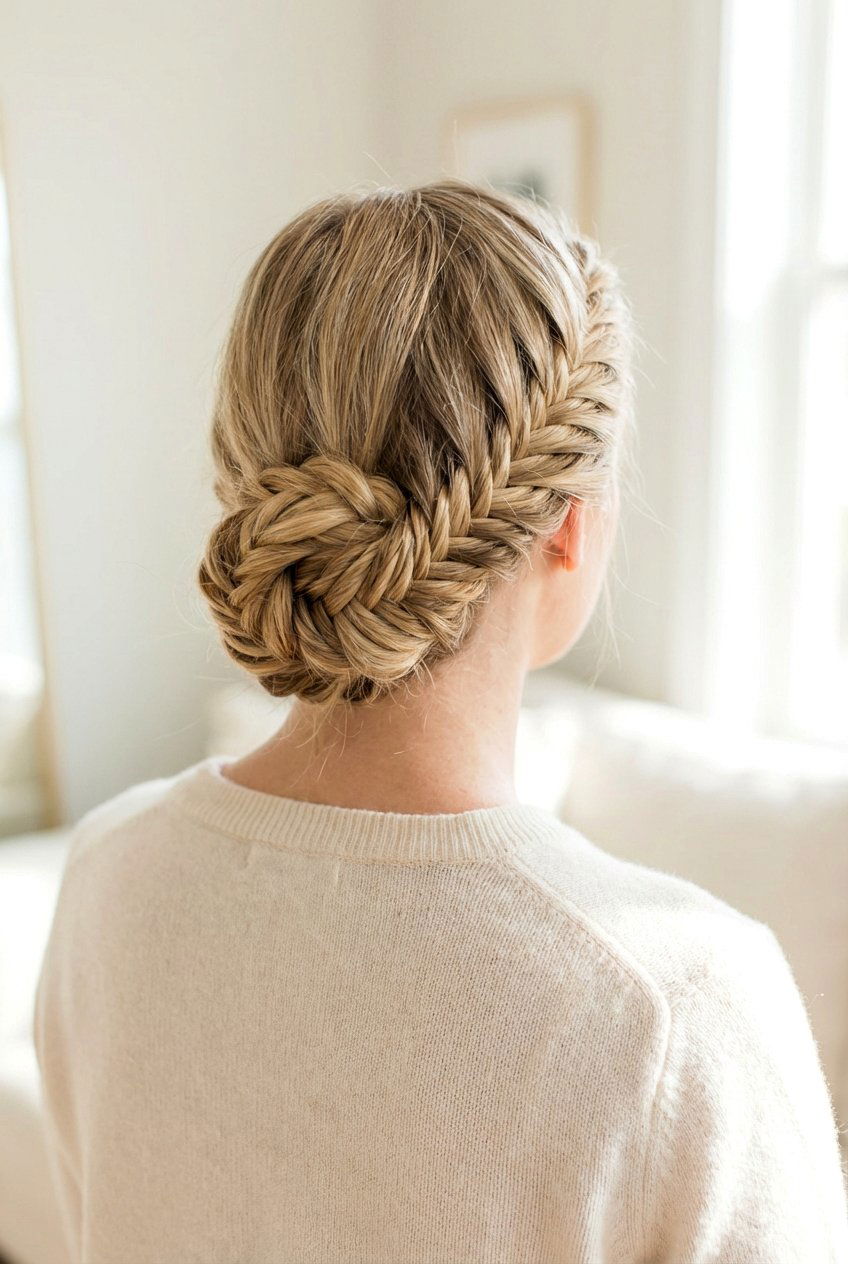 Fishtail Braid Updo - 20 formal updo hairstyles - 20 formal updo hairstyles