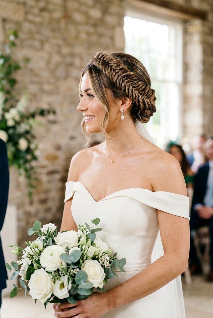 Fishtail Braided Crown For Brides - 20 braided crown for brides - 20 braided crown for brides