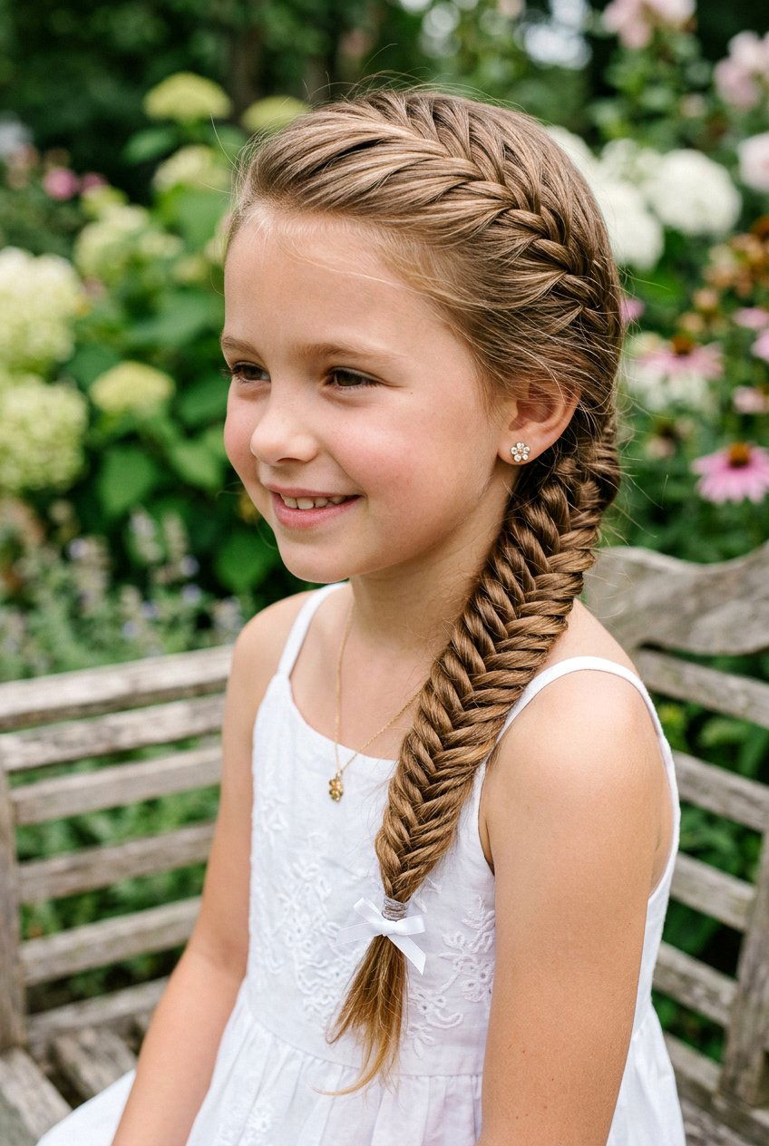 Fishtail Braids - 20 hairstyles for little girls - 20 hairstyles for little girls