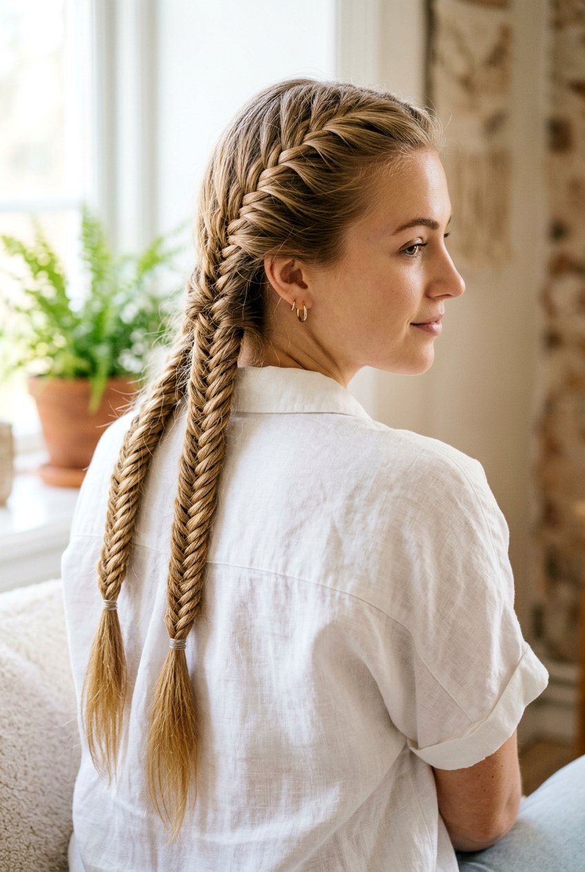 Fishtail Braids - 20 low maintenance braid styles for black women - 20 low maintenance braid styles for black women