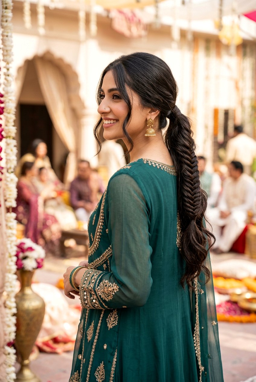 Fishtail Eid Ponytail Hairstyle - 20 eid ponytail hairstyle - 20 eid ponytail hairstyle