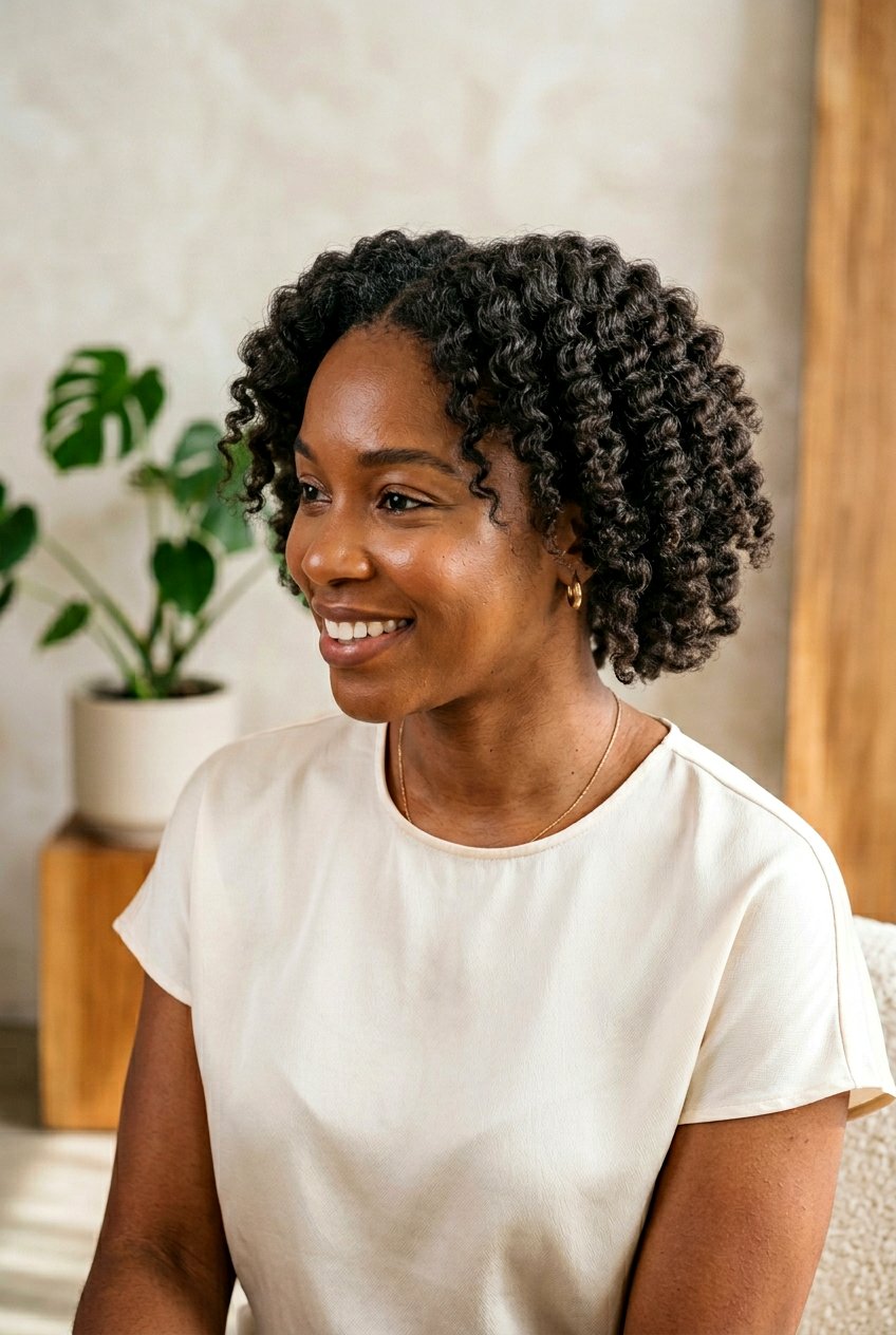 Flat Braid Out On Scalp - 20 braid out on short natural hair - 20 braid out on short natural hair