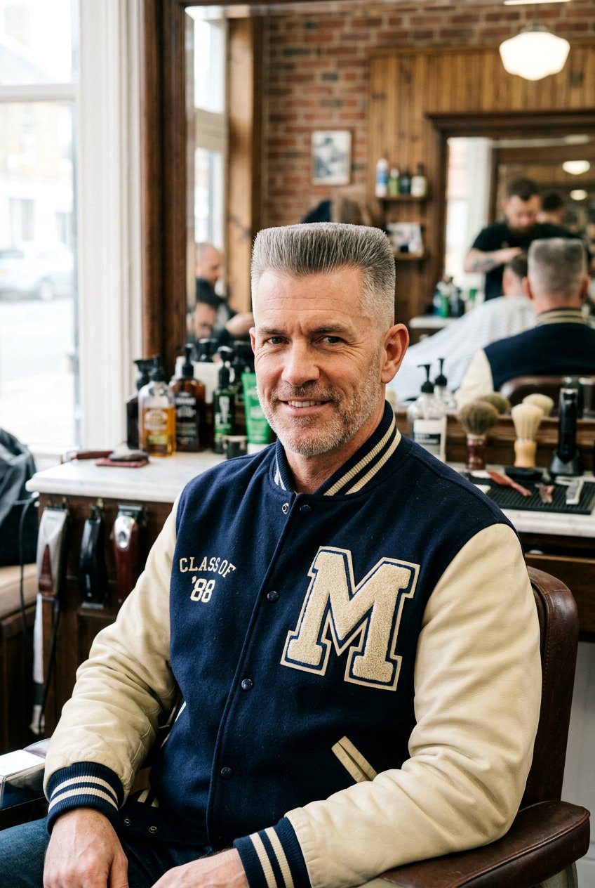 Flat Top - 20 mens haircut for salt and pepper hair - 20 men’s haircut for salt and pepper hair