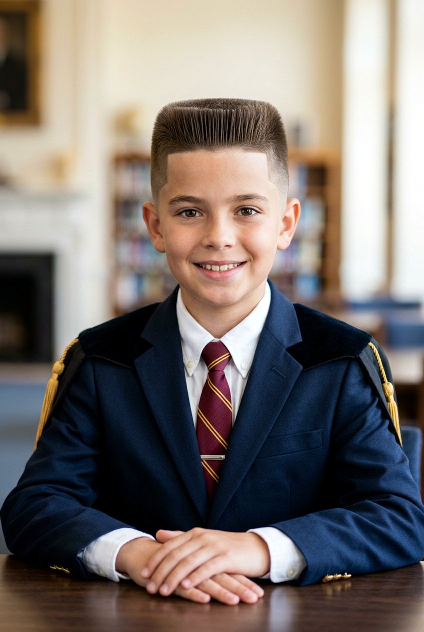 Flat Top Crew Cut - 20 neat graduation haircuts for boys - 20 neat graduation haircuts for boys