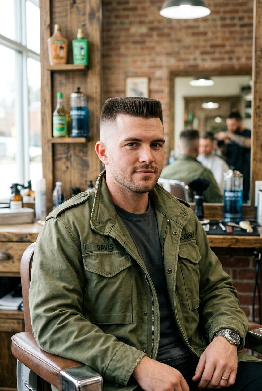 Flat Top Crew Cut - 20 crew cut for thinning hair men - 20 crew cut for thinning hair men