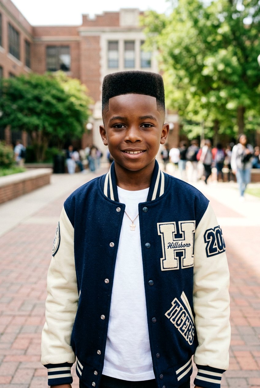 Flat Top Fade - 20 cute picture day haircuts for boys - 20 cute picture day haircuts for boys