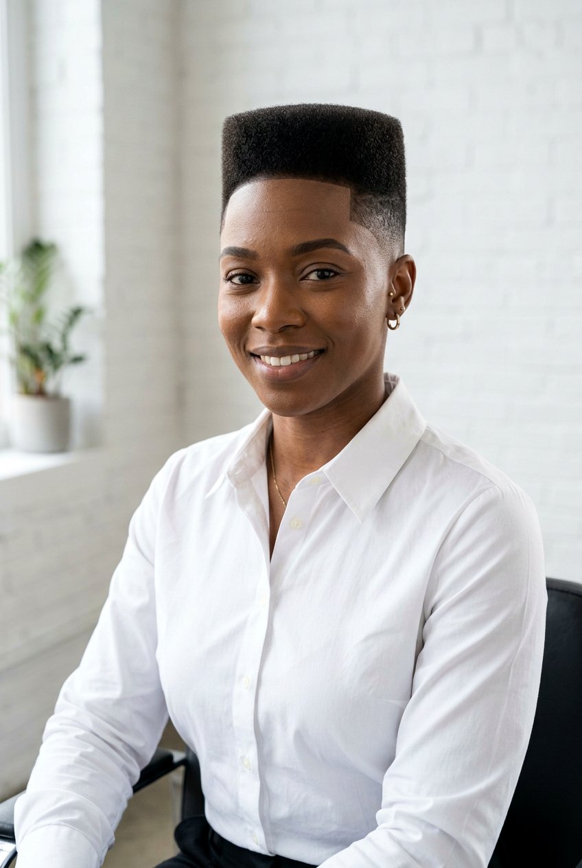 Flat Top Fade - 20 low maintenance haircut for black women - 20 low maintenance haircut for black women