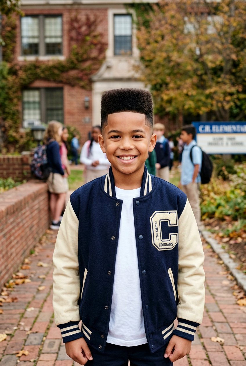 Flat Top With Taper - 20 young boys haircut for round face - 20 young boys haircut for round face