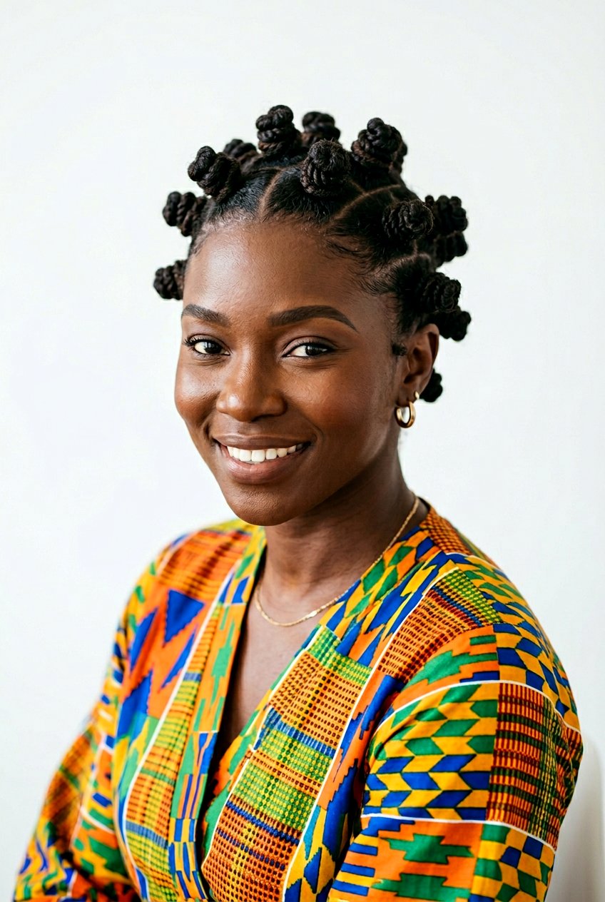 Flat Twist Bantu Knot Combo - 20 simple flat twist hairstyles for beginners - 20 simple flat twist hairstyles for beginners