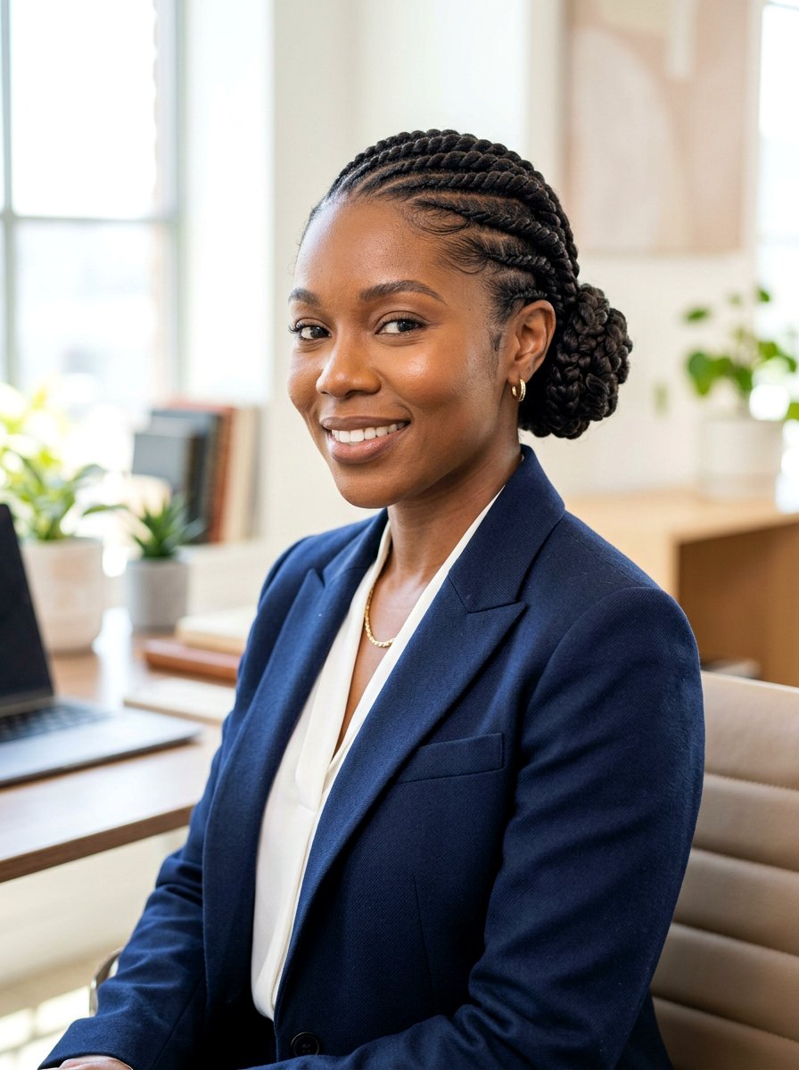 Flat Twist Bun - 20 polished interview bun - 20 polished interview bun