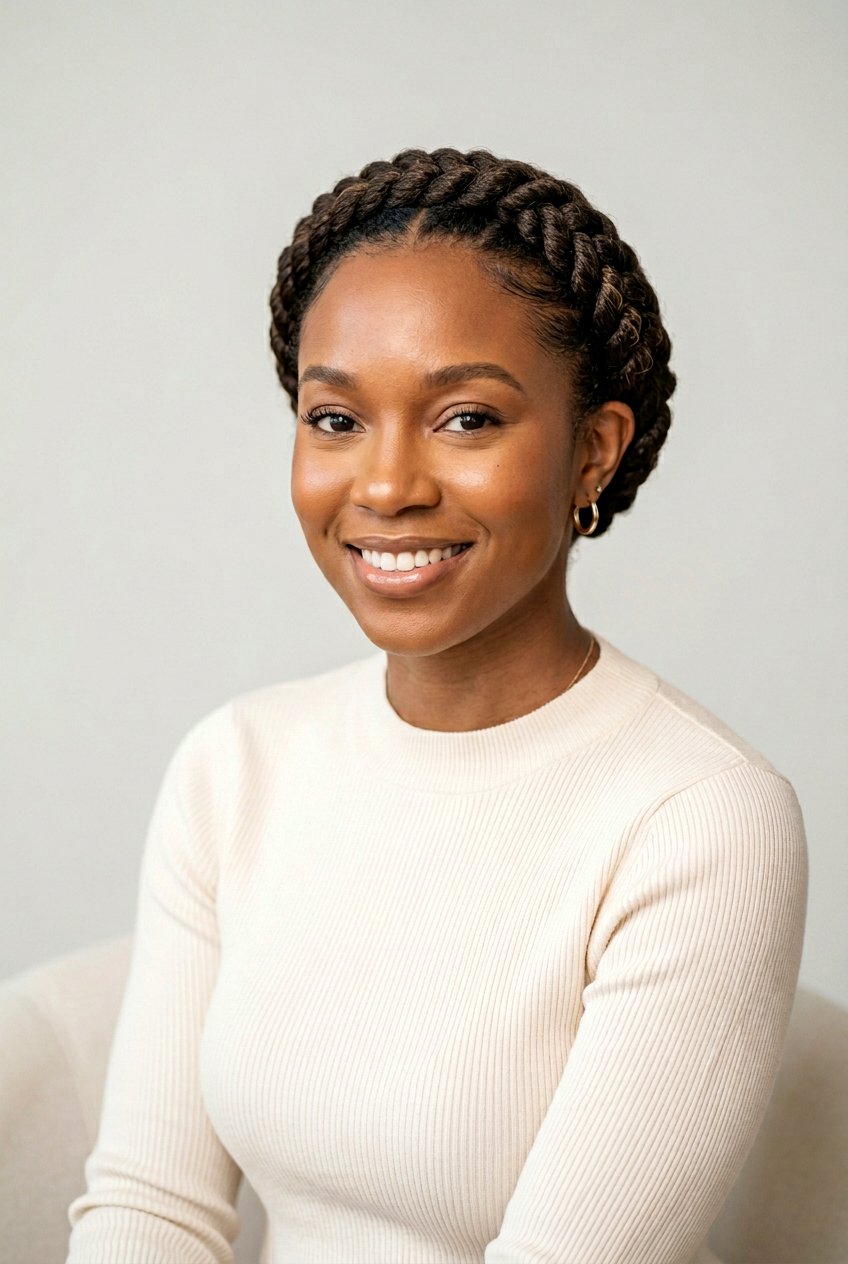 Flat Twist Crown Style - 20 simple flat twist hairstyles for beginners - 20 simple flat twist hairstyles for beginners