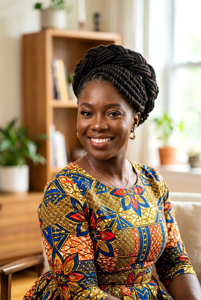 Flat Twist Crown on Locd Hair - 20 flat twist crown hairstyle - 20 flat twist crown hairstyle