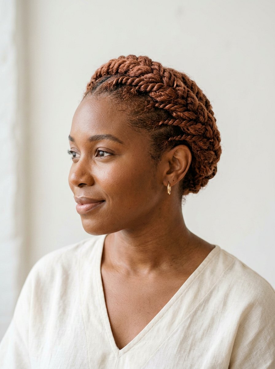 Flat Twist Crown - 20 overnight twists for wavy hair - 20 overnight twists for wavy hair