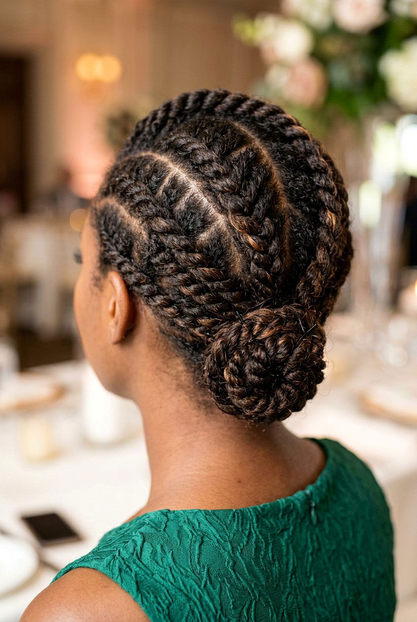 Flat Twist Faux Hawk Updo - 20 flat twist updo for wedding guest - 20 flat twist updo for wedding guest