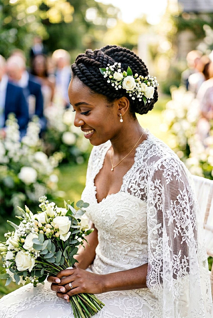 Flat Twist Halo For Wedding - 20 flat twist halo hairstyle - 20 flat twist halo hairstyle