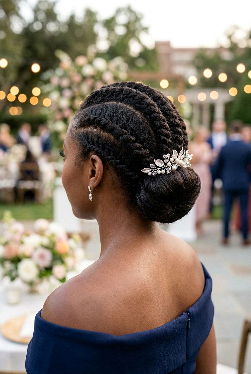 20 Elegant Flat Twist Updo for Wedding Guest Looks Today