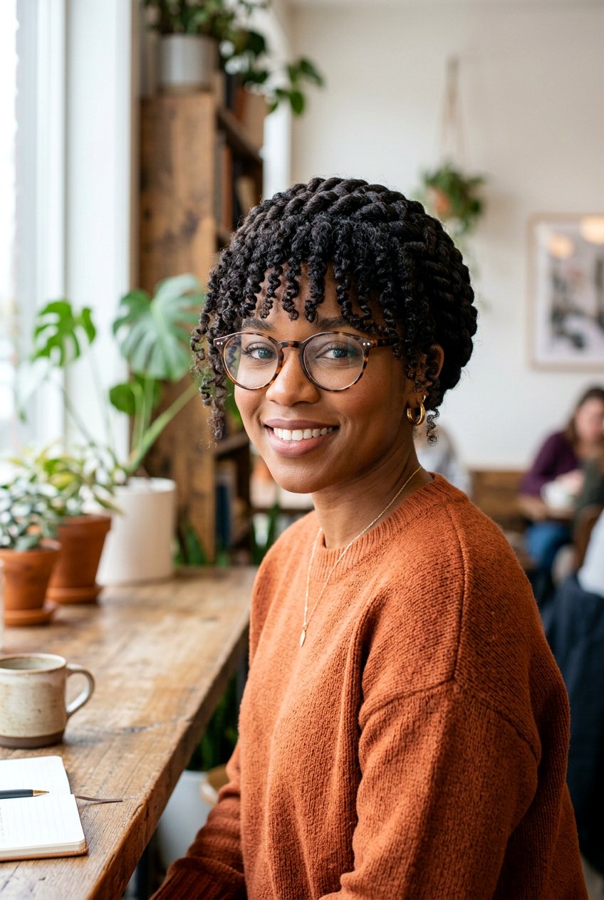 Flat Twist Halo With Bangs - 20 flat twist halo hairstyle - 20 flat twist halo hairstyle
