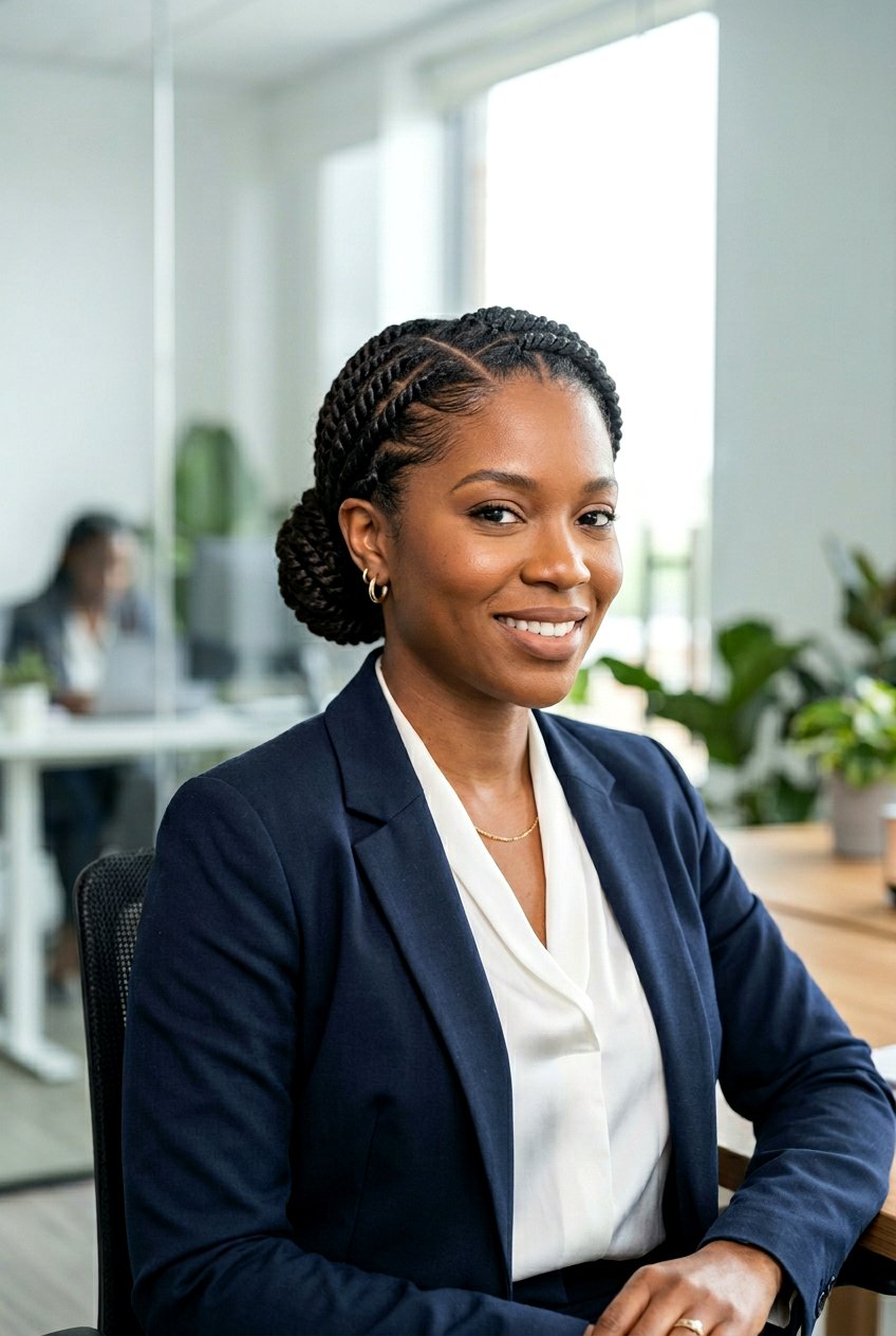 Flat Twist Low Bun - 20 natural hair updo with twists - 20 natural hair updo with twists