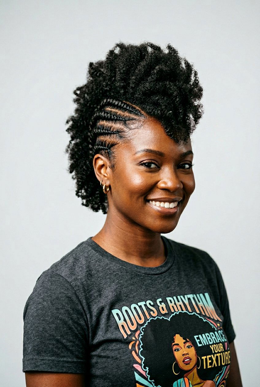 Flat Twist Mohawk - 20 simple flat twist hairstyles for beginners - 20 simple flat twist hairstyles for beginners