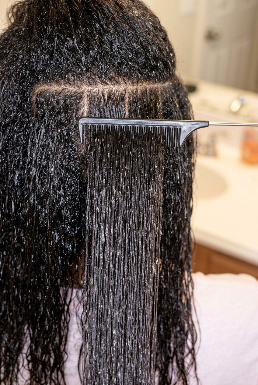 Flat Twist Out on Long Natural Hair - 20 twist out on long natural hair - 20 twist out on long natural hair