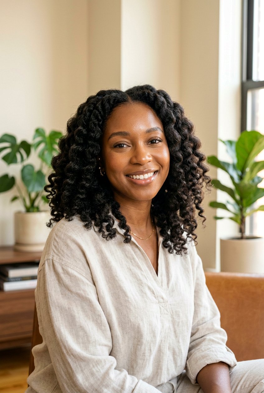 Flat Twist Out on Stretched Hair - 20 stretched natural hair hairstyles - 20 stretched natural hair hairstyles