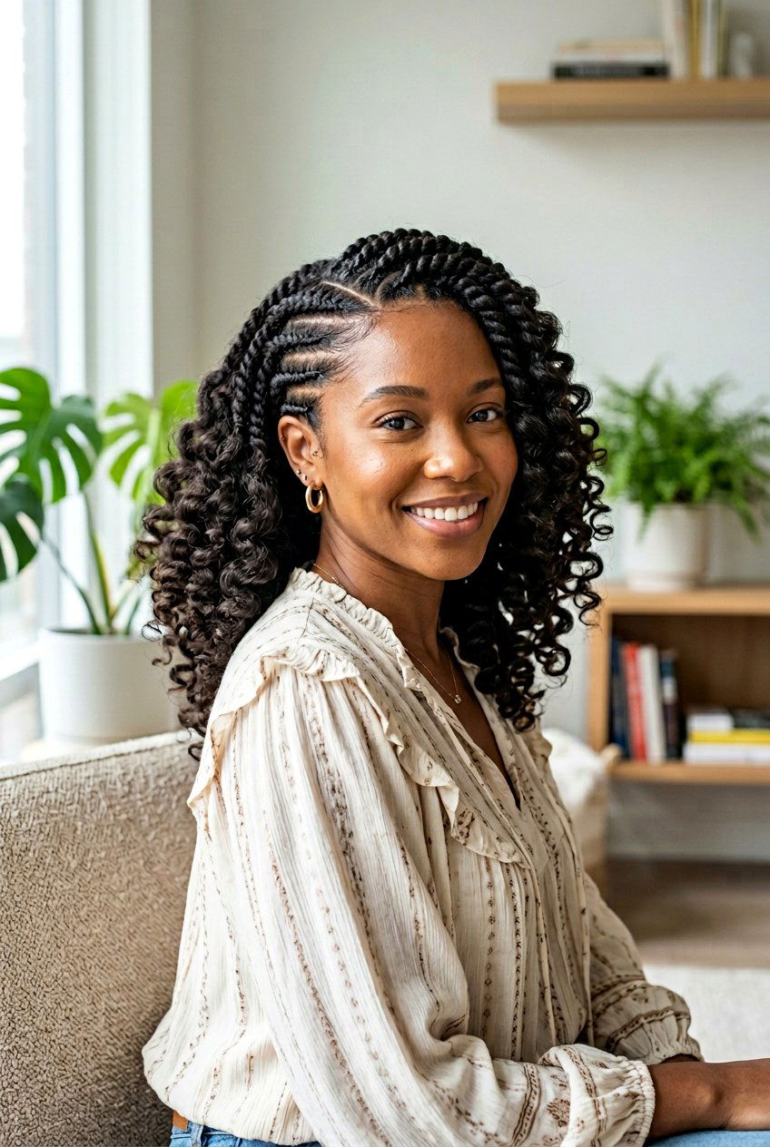 Flat Twist Press and Curl Style - 20 simple flat twist hairstyles for beginners - 20 simple flat twist hairstyles for beginners