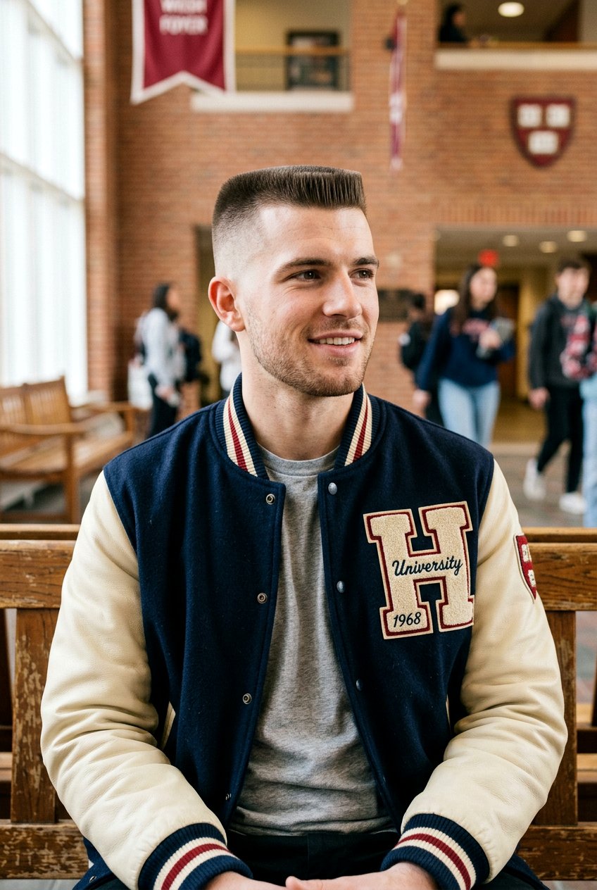 Flat top buzz cut - 20 buzz cut for round face men - 20 buzz cut for round face men