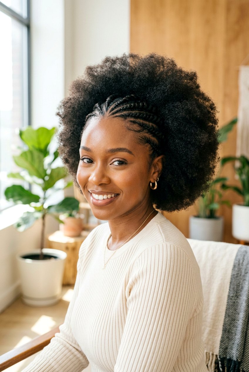 Flat twist afro - 20 afro hairstyles for women - 20 afro hairstyles for women