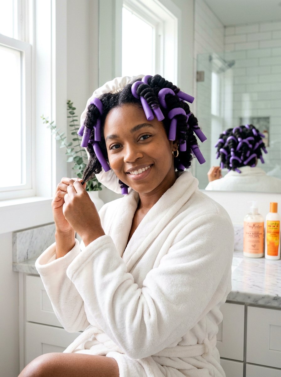 Flexi Rod Overnight Curls - 20 overnight curls without heat - 20 overnight curls without heat