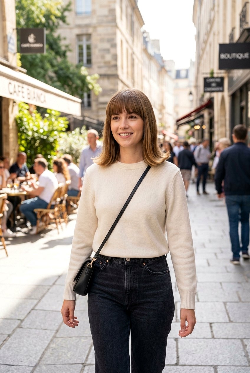 Flipped Ends Bob With Bangs - 20 flipped ends hairstyle - 20 flipped ends hairstyle