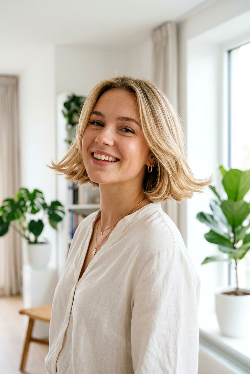 Flipped Ends Short Bob Haircut - 20 cute short haircuts for women