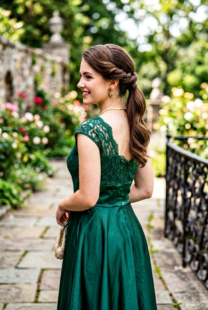 Flipped Low Ponytail - 20 homecoming hairstyle with low ponytail - 20 homecoming hairstyle with low ponytail