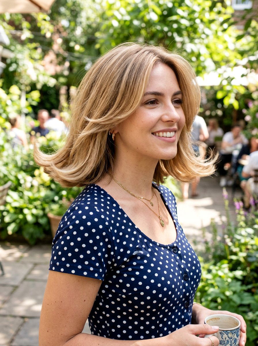 Flipped Out Lob - 20 trendy haircut for fine hair 2026 - 20 trendy haircut for fine hair 2026