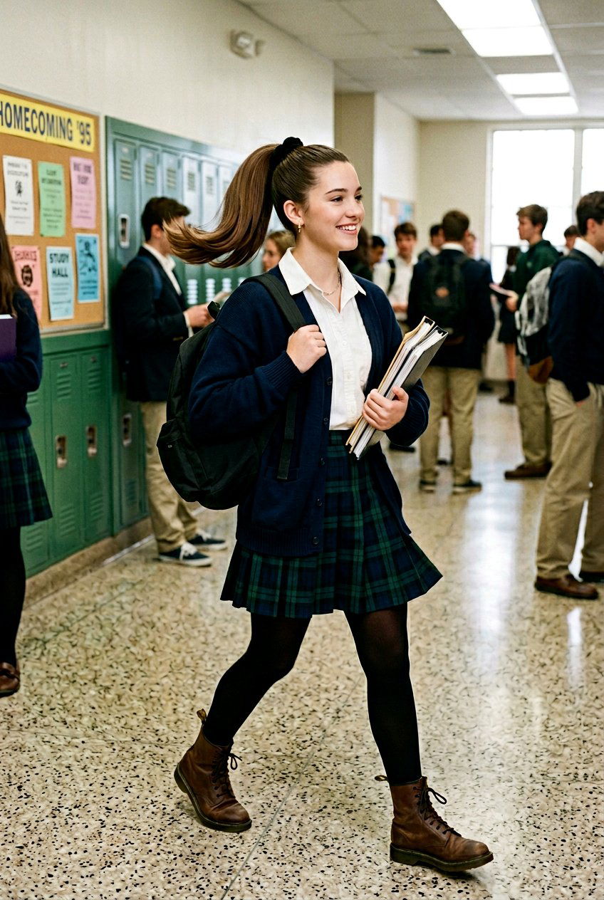 Flipped Out Ponytail - 20 quick ponytail for school mornings - 20 quick ponytail for school mornings