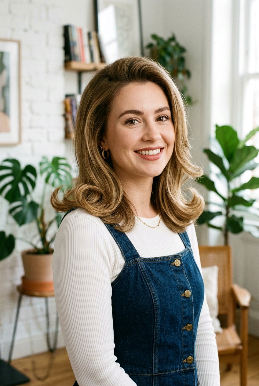 Flipped out shoulder length hair - 20 shoulder length hairstyles - 20 shoulder length hairstyles