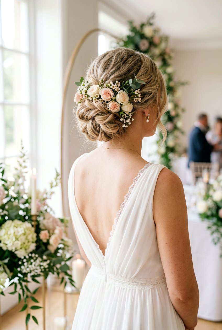 Floral Bridal Chignon - 20 classic bridal chignon - 20 classic bridal chignon