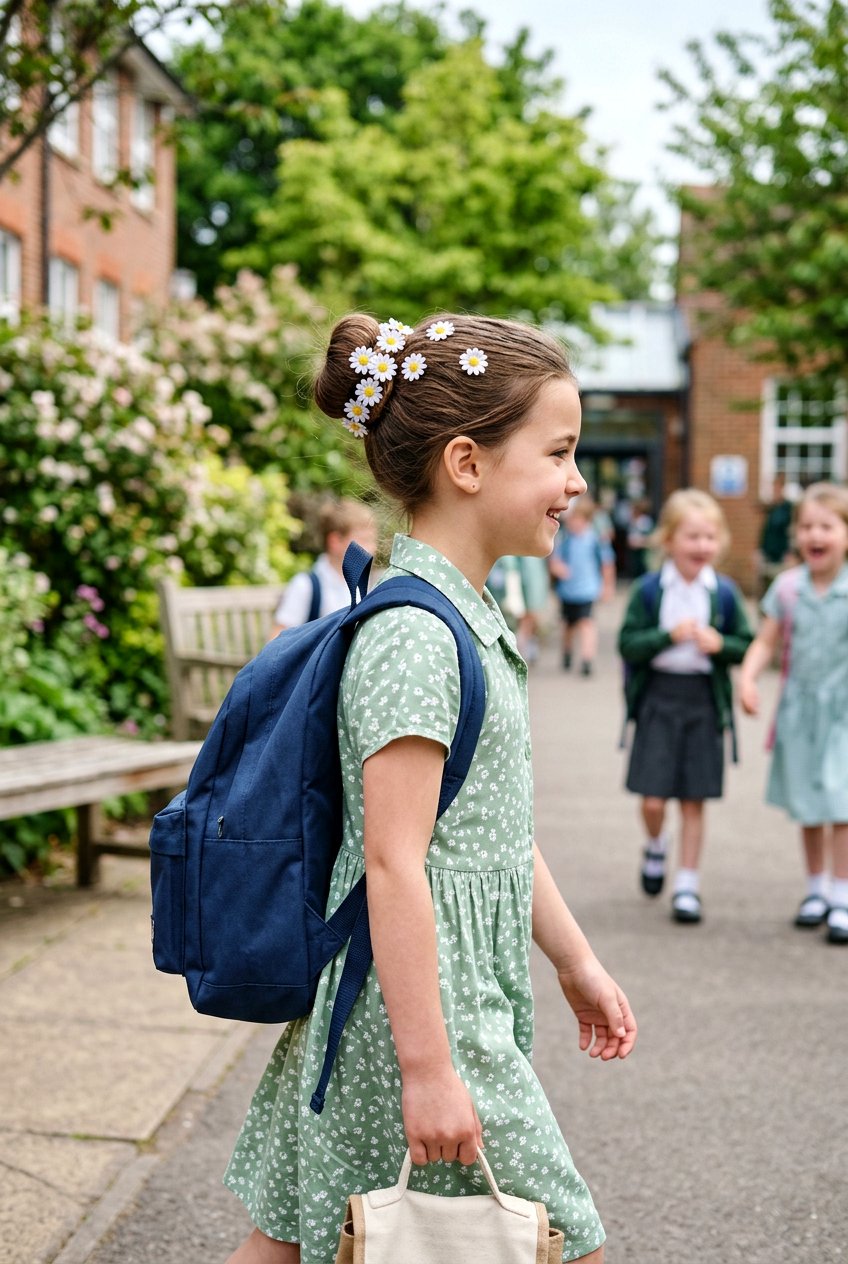 20 Adorable & Quick Bun Ideas for School Girls to Rock Now
