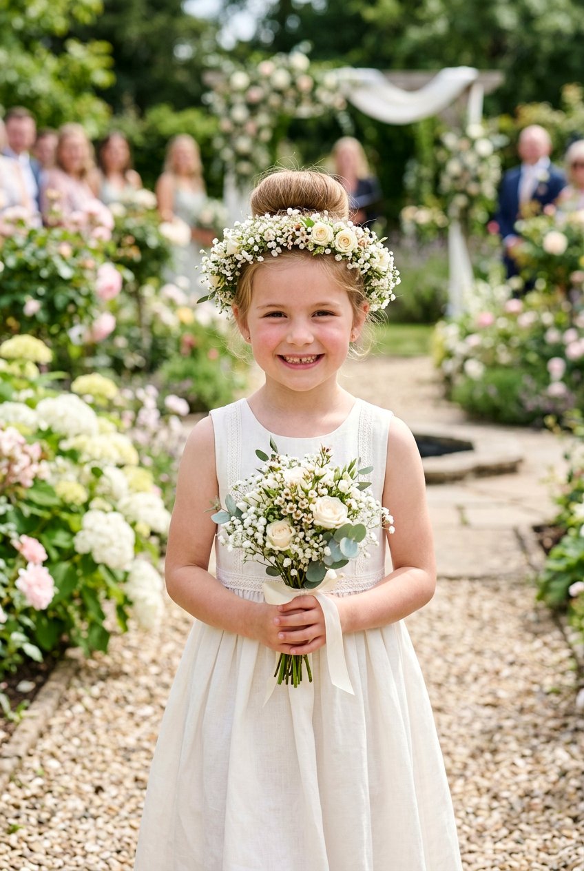 Flower Girl Crown Hairstyle - 20 flower crown hairstyles - 20 flower crown hairstyles